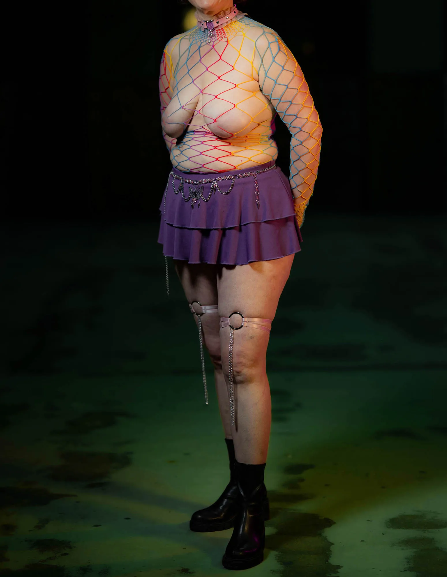 Violet Rainbow Skirt