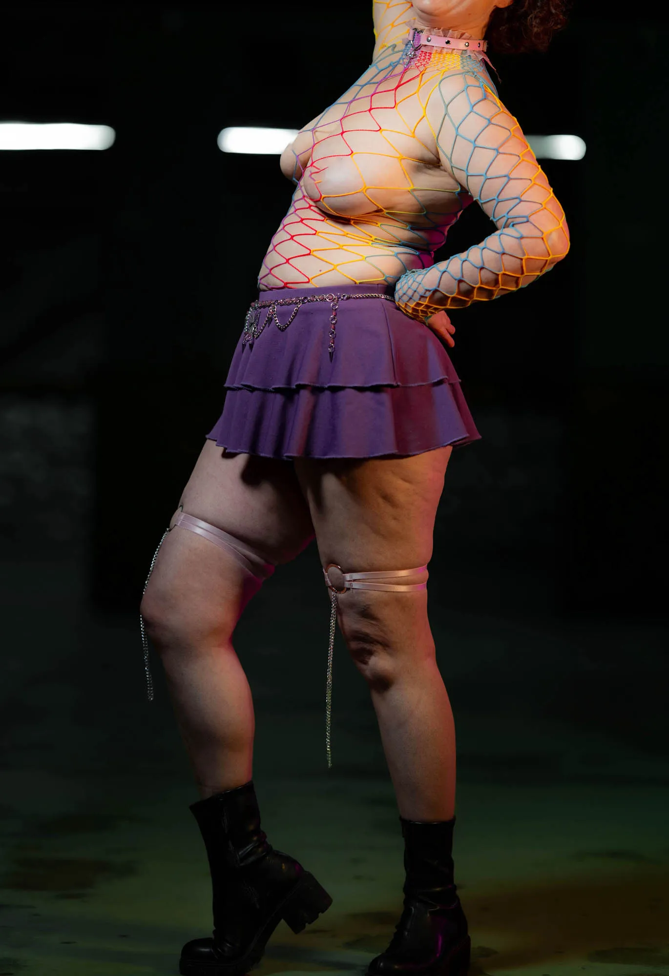 Violet Rainbow Skirt
